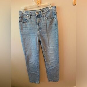 Madewell Women's Straight Leg Jeans - Light Blue
